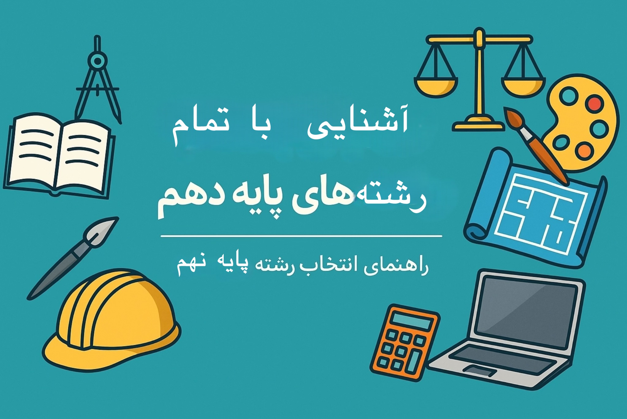 آشنایی با تمام رشته‌های تحصیلی پایه دهم